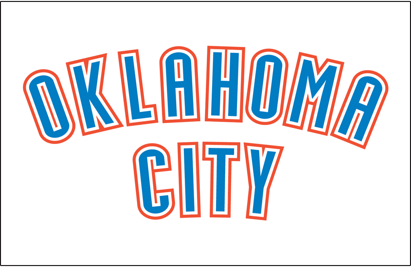 Oklahoma City Blue 2015-Pres Jersey Logo v2 iron on transfers for clothing